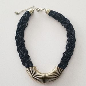 Black and Gold Women's Fashion Necklace